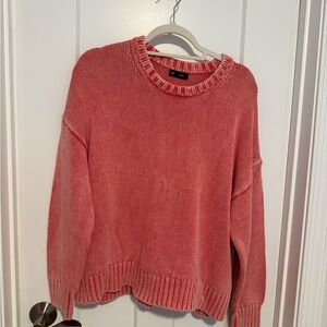 Women's red sweater